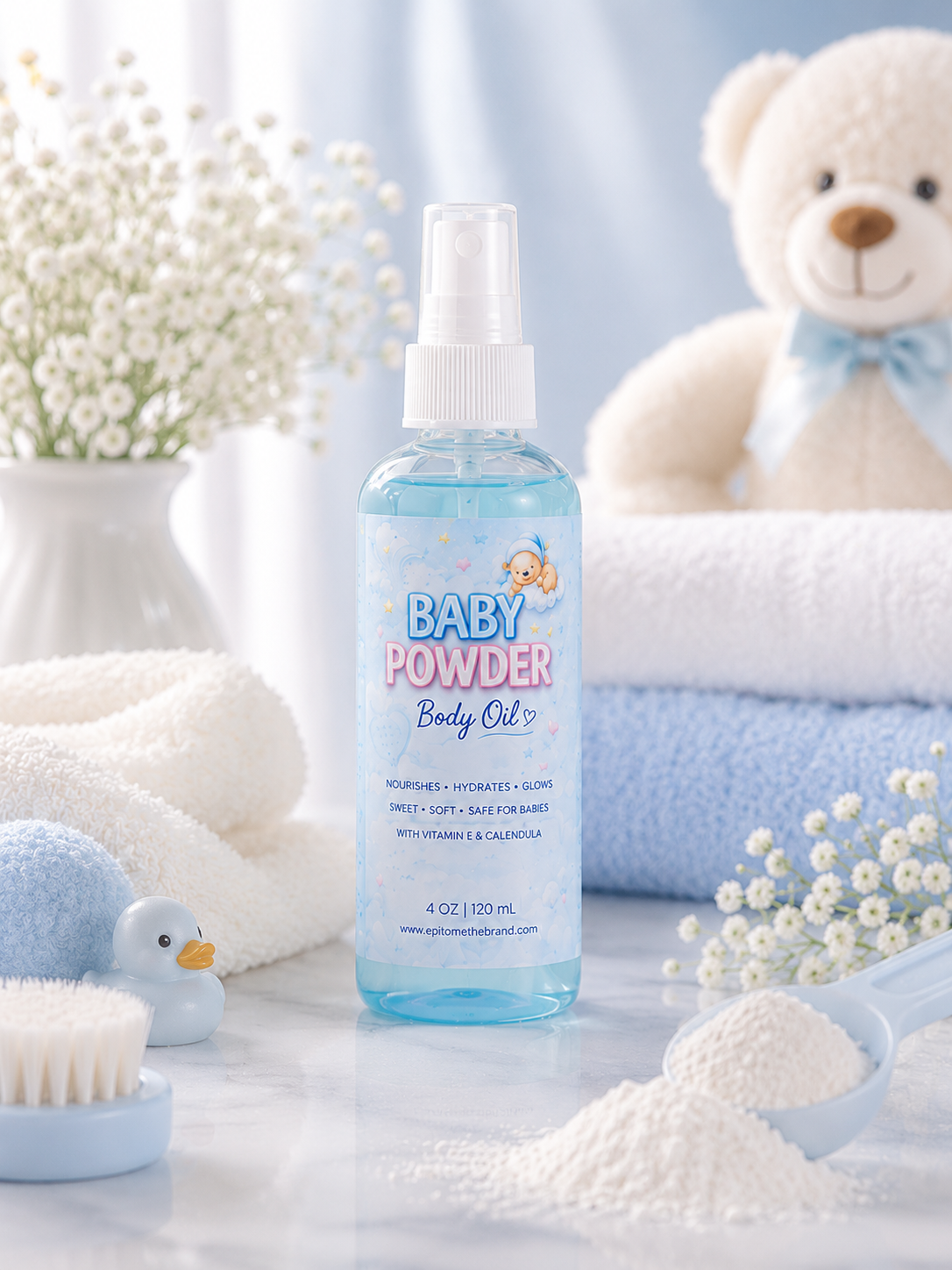 Baby Powder Body Oil