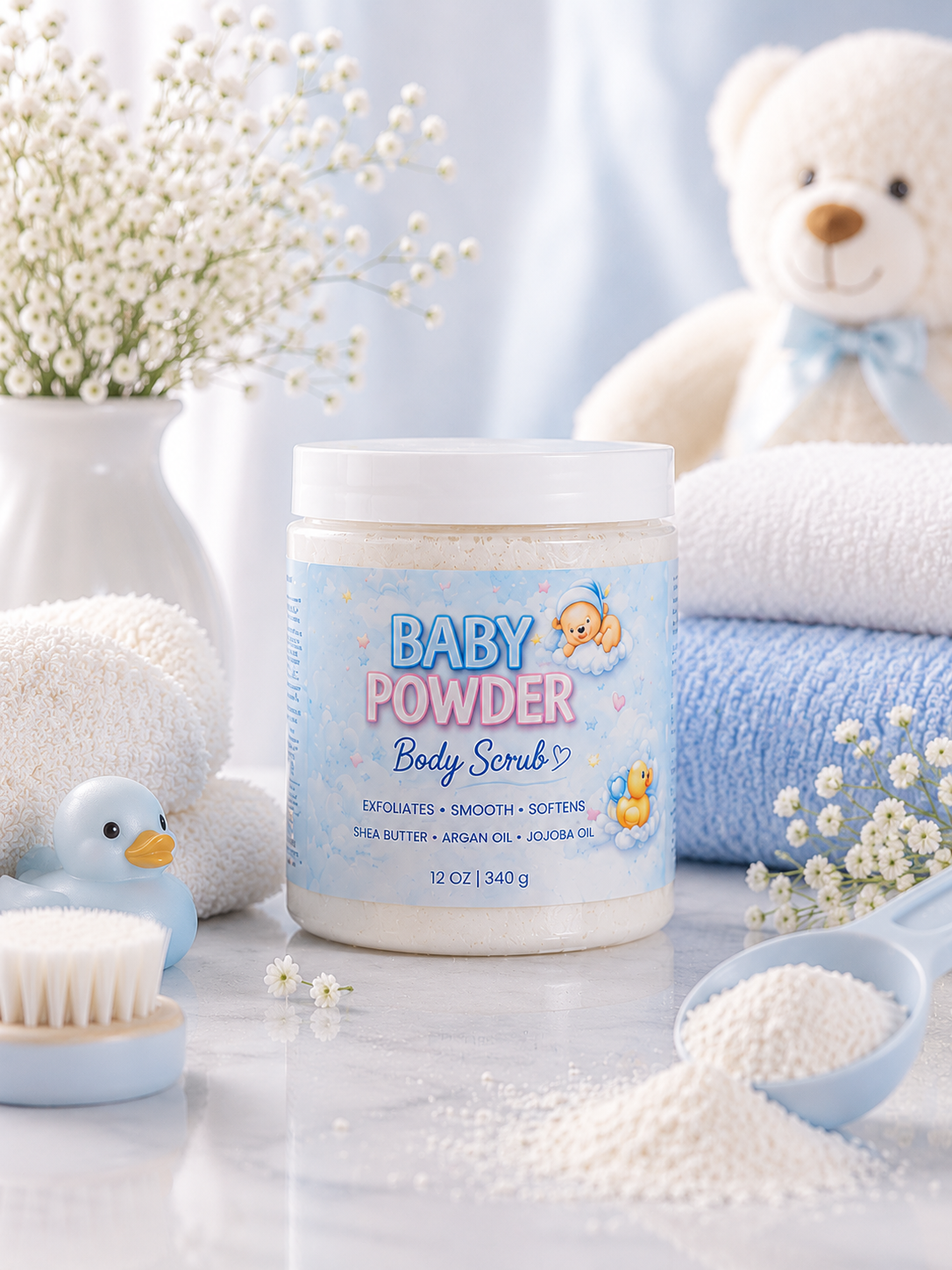 Baby Powder Body Scrub