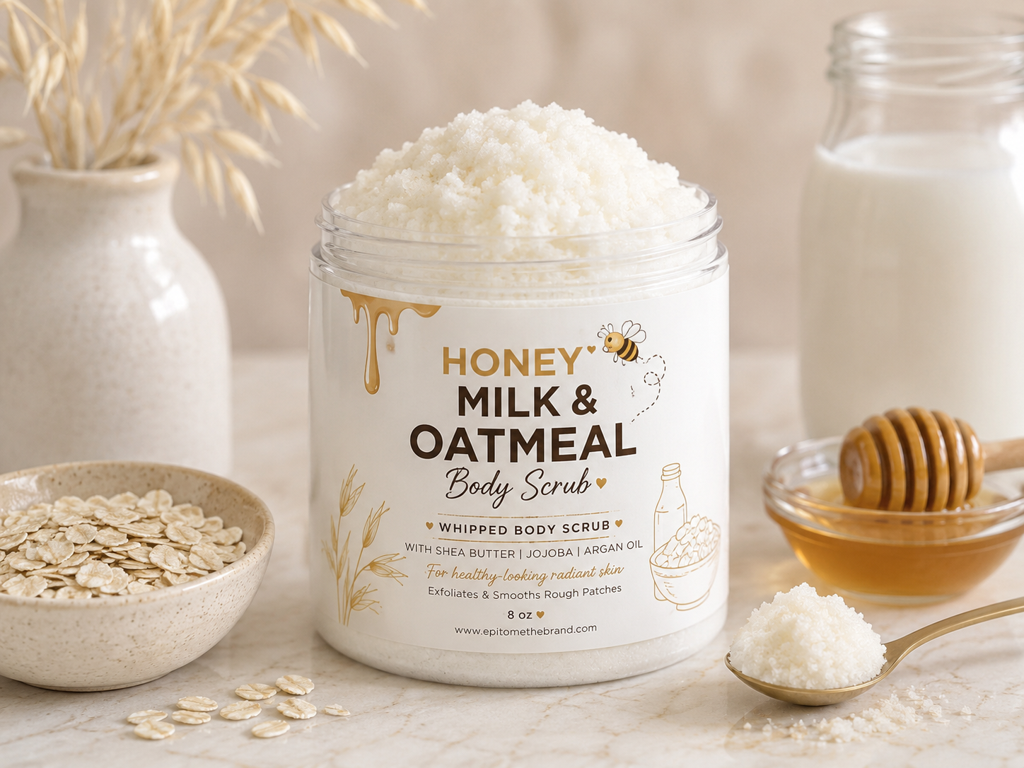 Honey Milk & Oatmeal Body Scrub