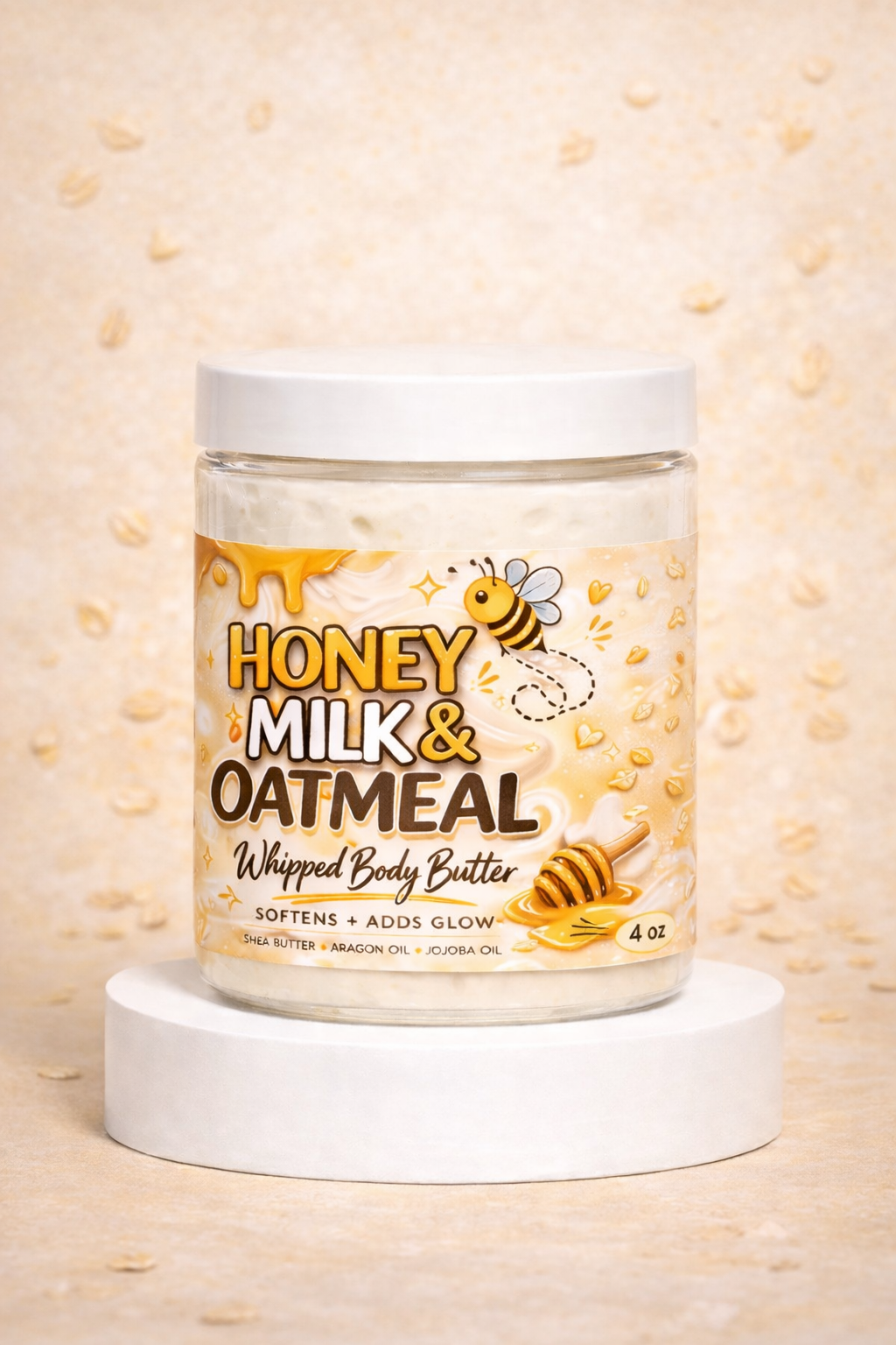 Honey Milk & Oatmeal Whipped Body Butter