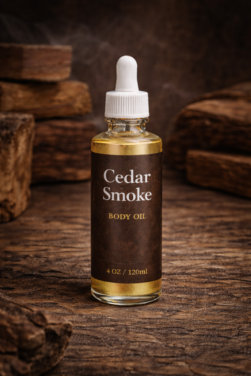 Cedar Smoke Body Oil